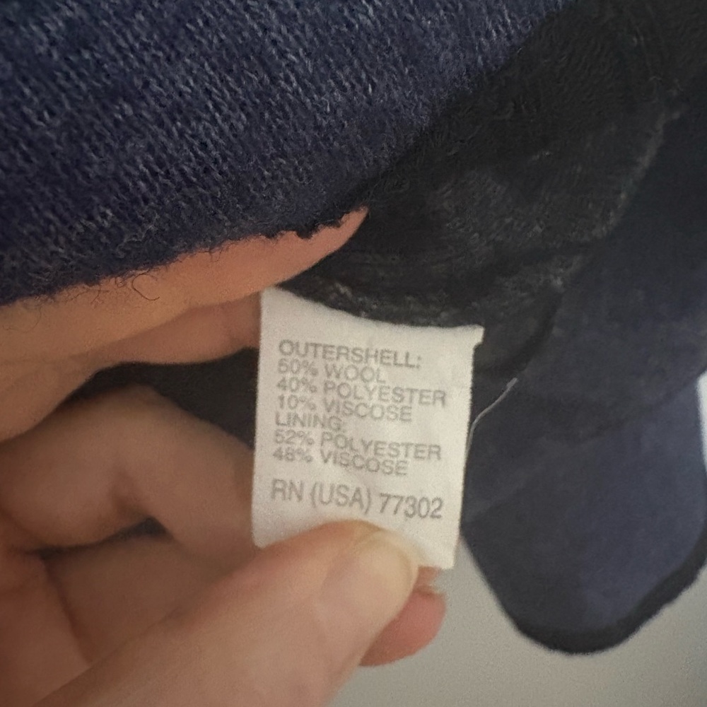 Zara Blue Blazer with Black Accents - Picture 4 of 6